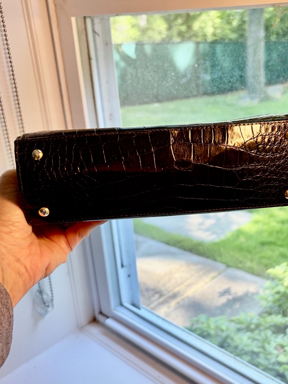 Vintage Gucci Crocodile Authentic Top-Handle Bag - Picture 9 of 9